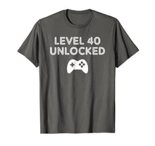 Load image into Gallery viewer, Funny shirts V-neck Tank top Hoodie sweatshirt usa uk au ca gifts for 40th Birthday Shirt Gifts - Level 40 Unlocked Shirt 1951481
