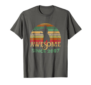 Vintage Flossing Awesome Since 2007 12nd Yrs Birthday Gifts