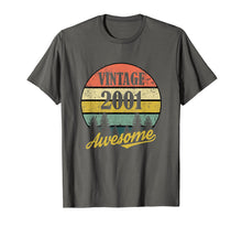 Load image into Gallery viewer, Funny shirts V-neck Tank top Hoodie sweatshirt usa uk au ca gifts for Retro Vintage 2001 TShirt 18th Birthday Gifts 18 Years Old 279076
