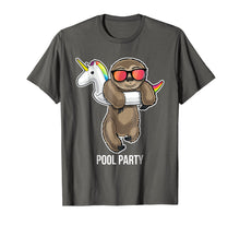 Load image into Gallery viewer, Funny shirts V-neck Tank top Hoodie sweatshirt usa uk au ca gifts for Pool Party Sloth Unicorn Float Shirt Funny Sloth Gifts Kids 743942
