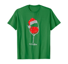 Load image into Gallery viewer, Funny shirts V-neck Tank top Hoodie sweatshirt usa uk au ca gifts for Wine Glasses Santa Hat Christmas Tee Funny Wine Lover Gifts T-Shirt 1004806

