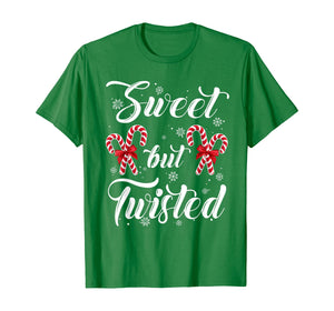 Funny shirts V-neck Tank top Hoodie sweatshirt usa uk au ca gifts for Sweet But Twisted Candy Cane Christmas Hat Funny Gifts T-Shirt 879861