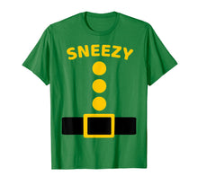 Load image into Gallery viewer, Sneezy Dwarf Costume Multicolor Shirt Funny Halloween Gifts 995285
