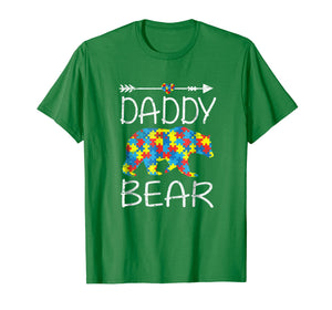 Funny shirts V-neck Tank top Hoodie sweatshirt usa uk au ca gifts for Daddy Bear Autism Awareness Arrow Love Family Gifts TShirt 2893545