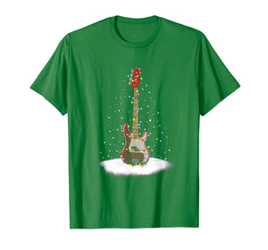 Christmas Guitar Funny Guitarist Christmas Gifts T-Shirt-813603
