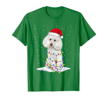 Load image into Gallery viewer, Poodle Santa Christmas Tree Lights Xmas Gifts T-Shirt-931591
