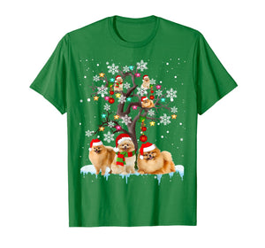 Funny shirts V-neck Tank top Hoodie sweatshirt usa uk au ca gifts for Pomeranian Christmas Tree Ornament Funny Christmas Gifts T-Shirt 611125
