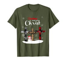Load image into Gallery viewer, Womens Christmas Begins With Christ Xmas Gifts T-Shirt
