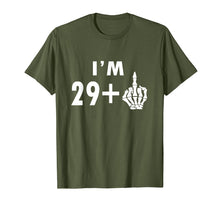 Load image into Gallery viewer, Funny shirts V-neck Tank top Hoodie sweatshirt usa uk au ca gifts for Funny 30th Birthday Gifts Shirt I&#39;m 29 Plus 1 Middle Finger 2552303
