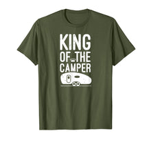 Load image into Gallery viewer, Funny shirts V-neck Tank top Hoodie sweatshirt usa uk au ca gifts for King Of The Camper Shirt Men Camping Gifts 375806
