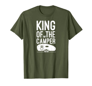 Funny shirts V-neck Tank top Hoodie sweatshirt usa uk au ca gifts for King Of The Camper Shirt Men Camping Gifts 375806