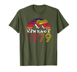 Funny shirts V-neck Tank top Hoodie sweatshirt usa uk au ca gifts for Retro Vintage 40th birthday 1979 Gifts T-Shirt 1805439