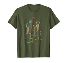 Load image into Gallery viewer, Funny shirts V-neck Tank top Hoodie sweatshirt usa uk au ca gifts for Ukulele Shirt with Ukulele Silhouettes | Uke T-Shirt Gifts 1101670

