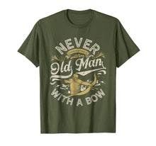 Load image into Gallery viewer, Funny shirts V-neck Tank top Hoodie sweatshirt usa uk au ca gifts for Old Man With A Bow T shirt Hunting Hunter Men Funny Gifts 3396957

