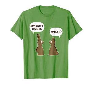 Funny shirts V-neck Tank top Hoodie sweatshirt usa uk au ca gifts for Happy Easter Bunny Shirt My Butt Hurts Tees Funny Gifts 2903127