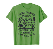 Load image into Gallery viewer, Super Sexy Camping Lady Women Funny Camper Outdoor Gifts T-Shirt

