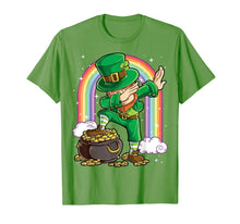 Load image into Gallery viewer, St Patricks Day Dabbing Leprechaun Boys Kids Men Gifts Dab TShirt203544
