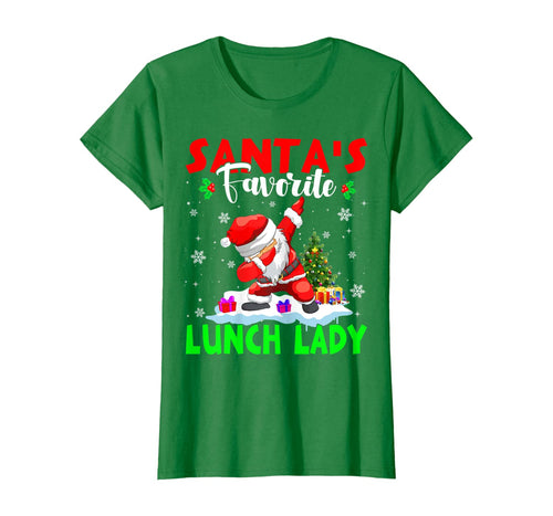 Funny shirts V-neck Tank top Hoodie sweatshirt usa uk au ca gifts for Santa's Favorite Lunch Lady Cute Lunch Lady Christmas Gifts T-Shirt 331980
