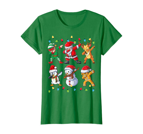 Funny shirts V-neck Tank top Hoodie sweatshirt usa uk au ca gifts for Dabbing Santa Elf Friends Christmas Kids Boys Men Xmas Gifts T-Shirt 24841