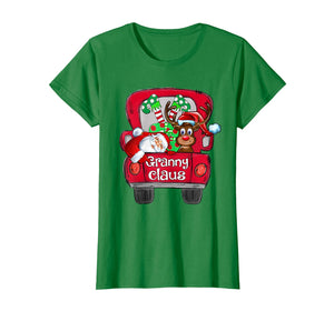 Womens Granny Claus Truck Christmas Family Gifts T-Shirt