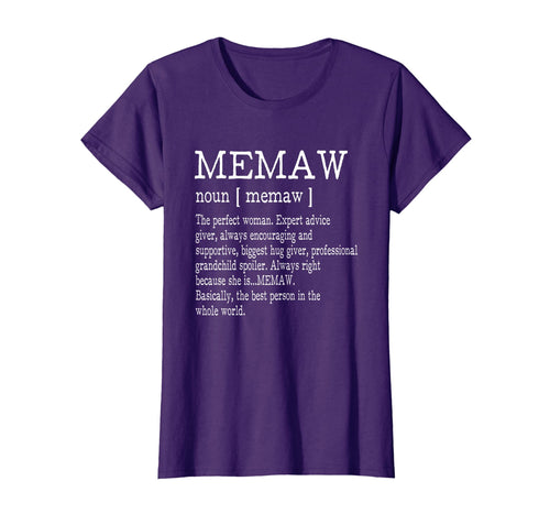 Funny shirts V-neck Tank top Hoodie sweatshirt usa uk au ca gifts for Memaw Definition Grandma Mother Day Gifts Women T-Shirt 339735