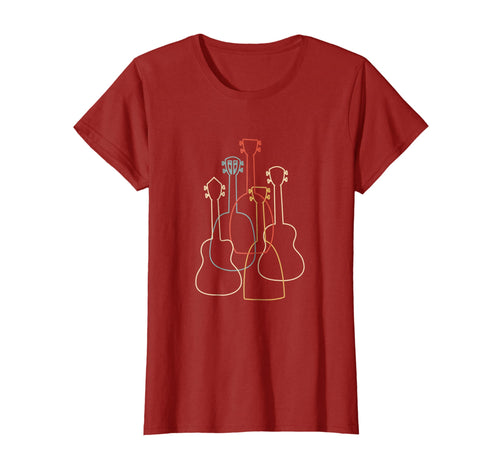 Funny shirts V-neck Tank top Hoodie sweatshirt usa uk au ca gifts for Ukulele Shirt with Ukulele Silhouettes | Uke T-Shirt Gifts 1101670