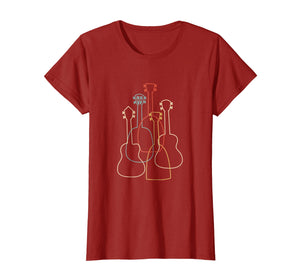 Funny shirts V-neck Tank top Hoodie sweatshirt usa uk au ca gifts for Ukulele Shirt with Ukulele Silhouettes | Uke T-Shirt Gifts 1101670
