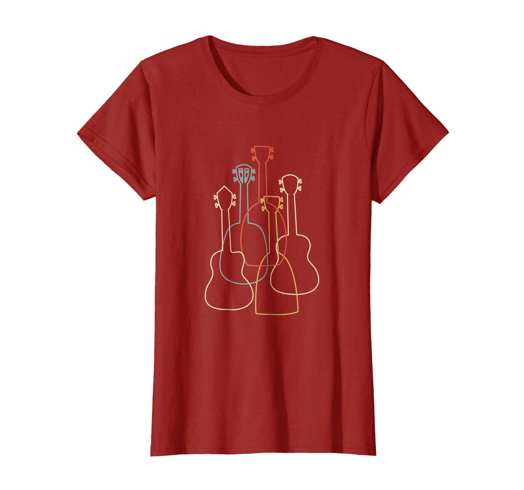 Funny shirts V-neck Tank top Hoodie sweatshirt usa uk au ca gifts for Ukulele Shirt with Ukulele Silhouettes | Uke T-Shirt Gifts 1101670