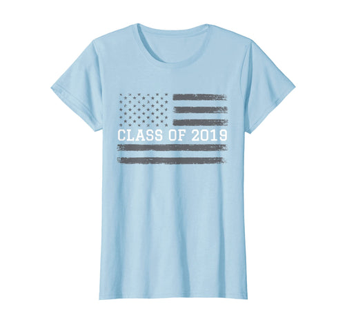 Funny shirts V-neck Tank top Hoodie sweatshirt usa uk au ca gifts for Class of 2019 T-Shirt American Flag Senior Graduation Gifts 690437