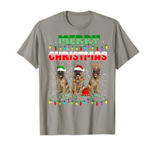 Load image into Gallery viewer, Funny shirts V-neck Tank top Hoodie sweatshirt usa uk au ca gifts for German Shepherd Dog Tree Christmas Sweater Xmas Dogs Gifts T-Shirt 897453
