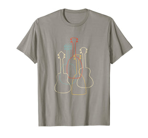 Funny shirts V-neck Tank top Hoodie sweatshirt usa uk au ca gifts for Ukulele Shirt with Ukulele Silhouettes | Uke T-Shirt Gifts 1101670