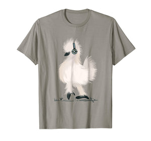 Funny shirts V-neck Tank top Hoodie sweatshirt usa uk au ca gifts for Silkie Chicken Wearing Headphone Tee Shirt Gifts 1478876