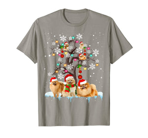 Funny shirts V-neck Tank top Hoodie sweatshirt usa uk au ca gifts for Pomeranian Christmas Tree Ornament Funny Christmas Gifts T-Shirt 611125