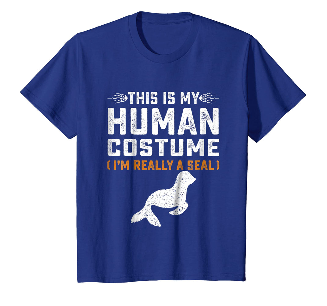 Funny shirts V-neck Tank top Hoodie sweatshirt usa uk au ca gifts for This Is My Human Costume Shirt Seal Family Animals Gifts Tee 1816144