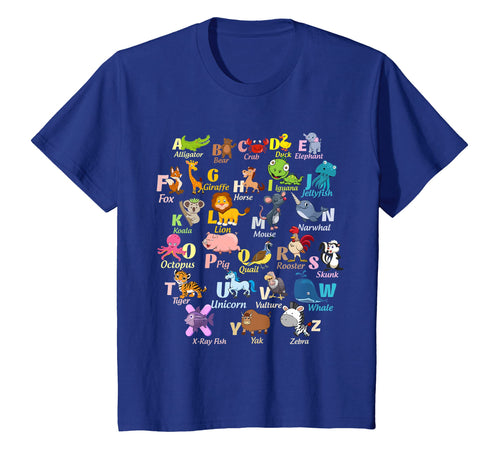 Funny shirts V-neck Tank top Hoodie sweatshirt usa uk au ca gifts for ABC A Rhyming Animal Alphabet T-Shirt Learning Kids Gifts 1012723