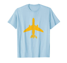 Load image into Gallery viewer, Funny shirts V-neck Tank top Hoodie sweatshirt usa uk au ca gifts for Distressed Yellow Jet Airplane Aviation Pilot Gifts Flying T-Shirt 2414578
