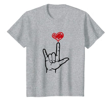Load image into Gallery viewer, Funny shirts V-neck Tank top Hoodie sweatshirt usa uk au ca gifts for I Love You Hand Heart Sign Language Shirt for Deaf ASL Gifts 391166
