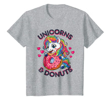 Load image into Gallery viewer, Funny shirts V-neck Tank top Hoodie sweatshirt usa uk au ca gifts for Unicorns &amp; Donuts T shirt Girls Squad Party Rainbow Gifts 875870
