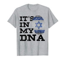Load image into Gallery viewer, Funny shirts V-neck Tank top Hoodie sweatshirt usa uk au ca gifts for It&#39;s In My DNA Israeli Shirt I Love Israel Flag Jewish Gifts 2770607
