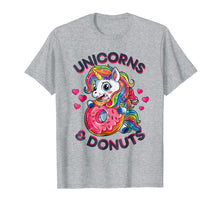 Load image into Gallery viewer, Funny shirts V-neck Tank top Hoodie sweatshirt usa uk au ca gifts for Unicorns &amp; Donuts T shirt Girls Squad Party Rainbow Gifts 875870
