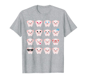 Pig Emoji t-shirt pig lover gifts-144142