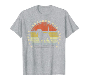 Mens Best Labrador Dad Ever Daddy Gifts Lab Dog Lover Owner T-Shirt-819015